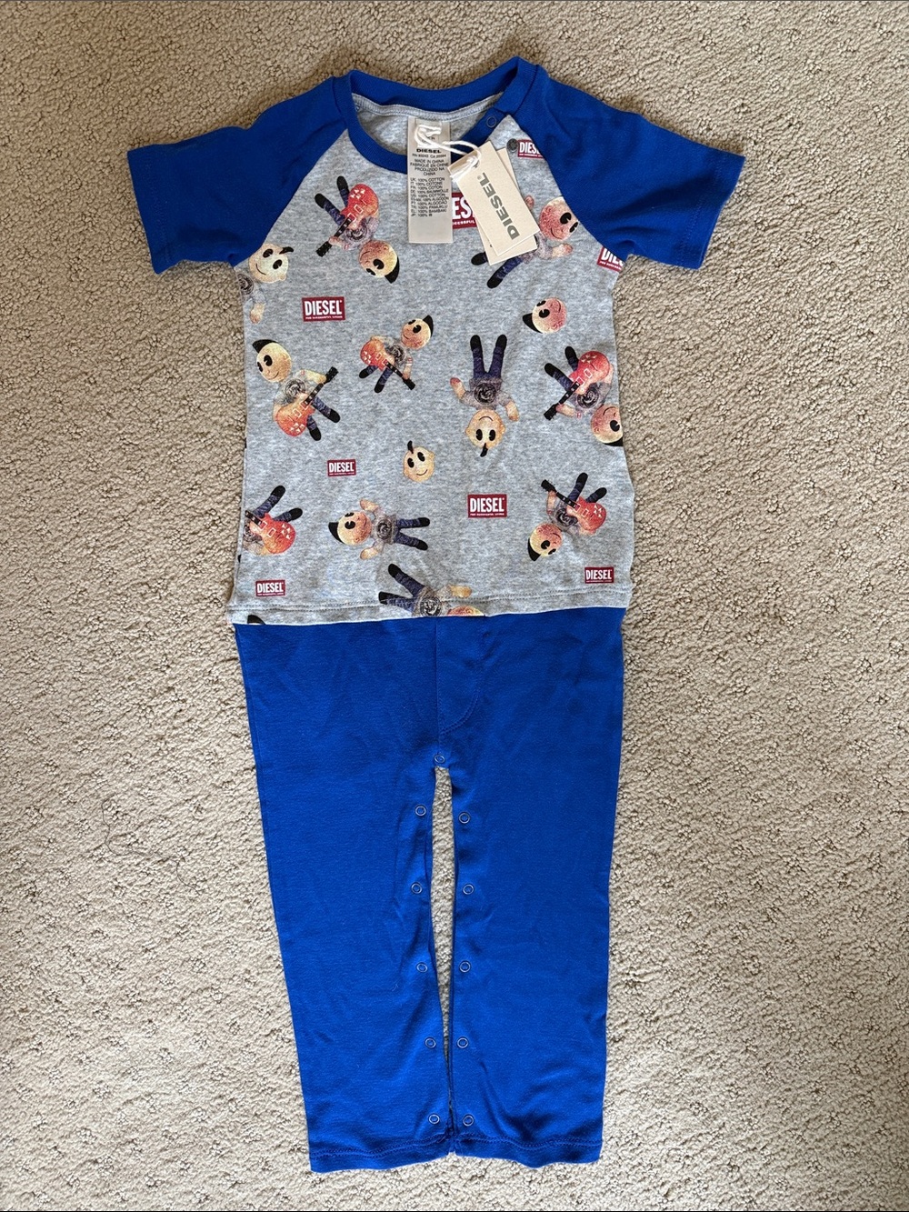 Diesel One-Piece Pajama Romper